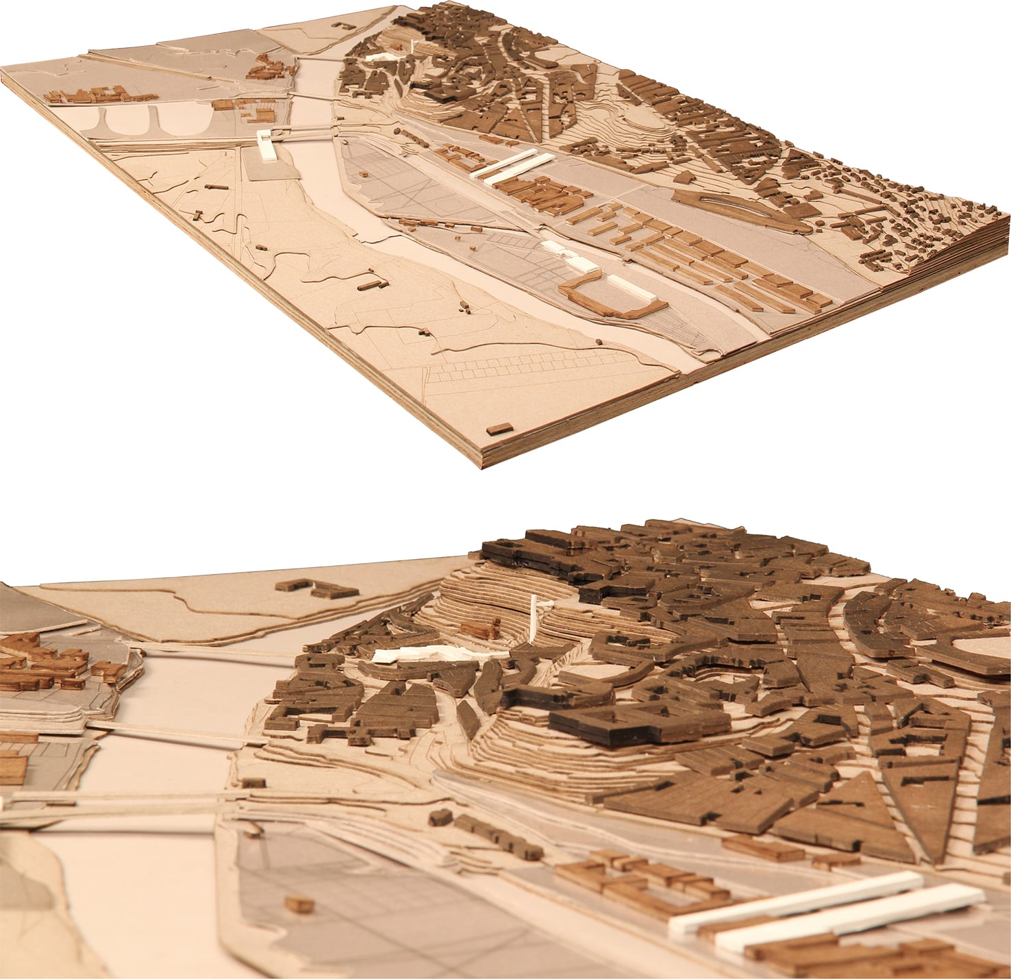 Béziers, projet urbain (échelle 1 : 2500)