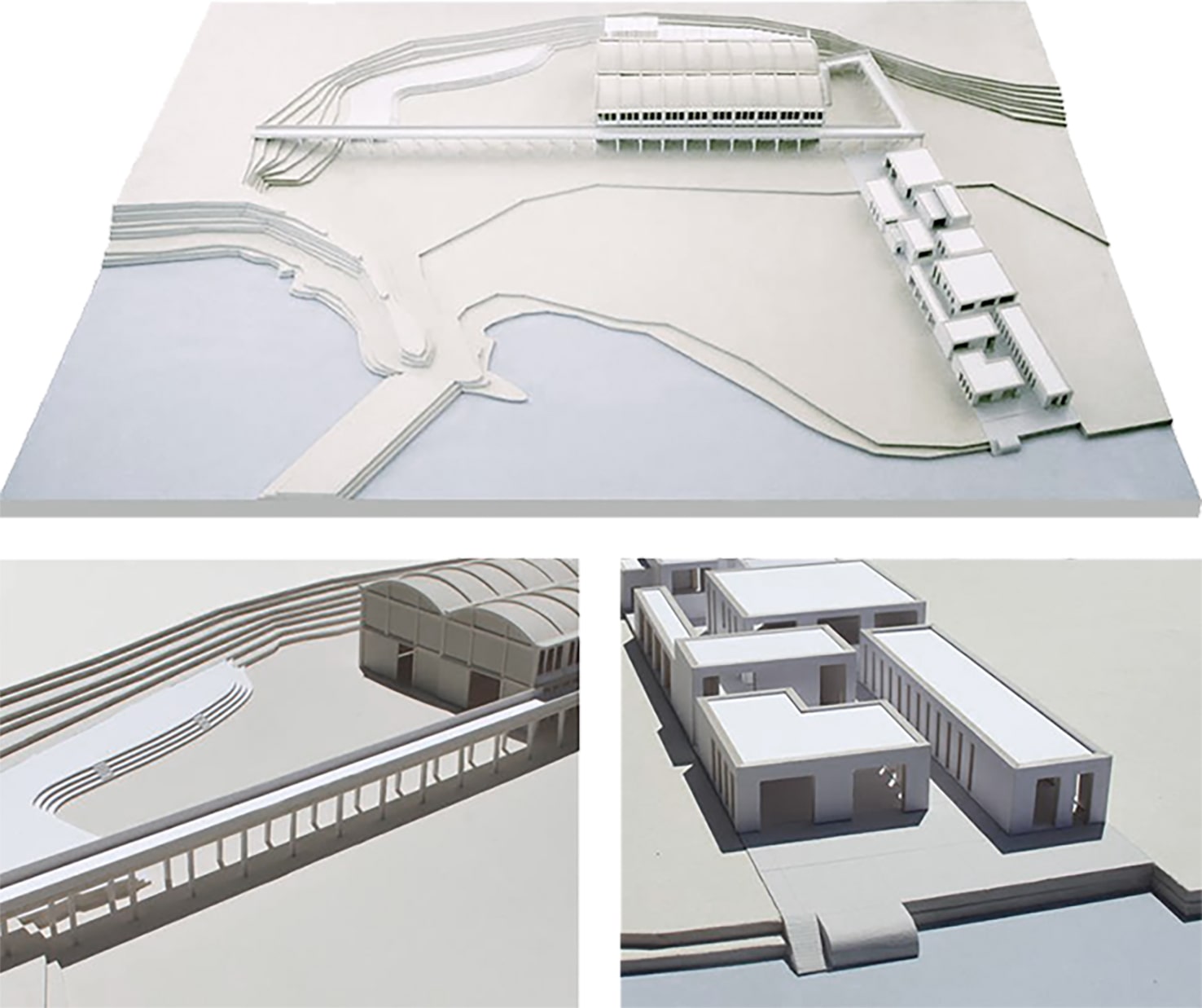 Réhabilitation île du Frioul, Marseille (échelle 1 : 200) Crédit photo Kraftwork Maquettes